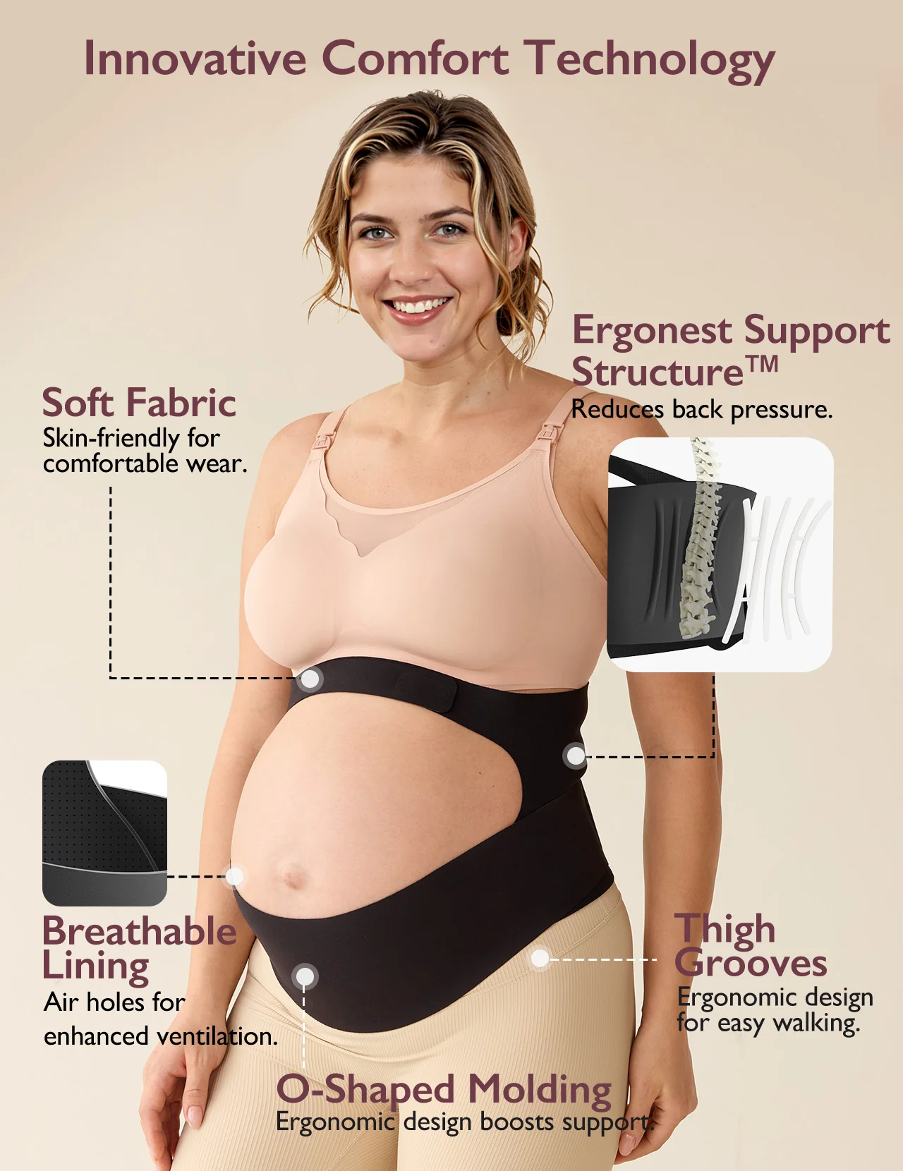 BumpEase - Momcozy Ergonest Maternity Belly Band - Image 26