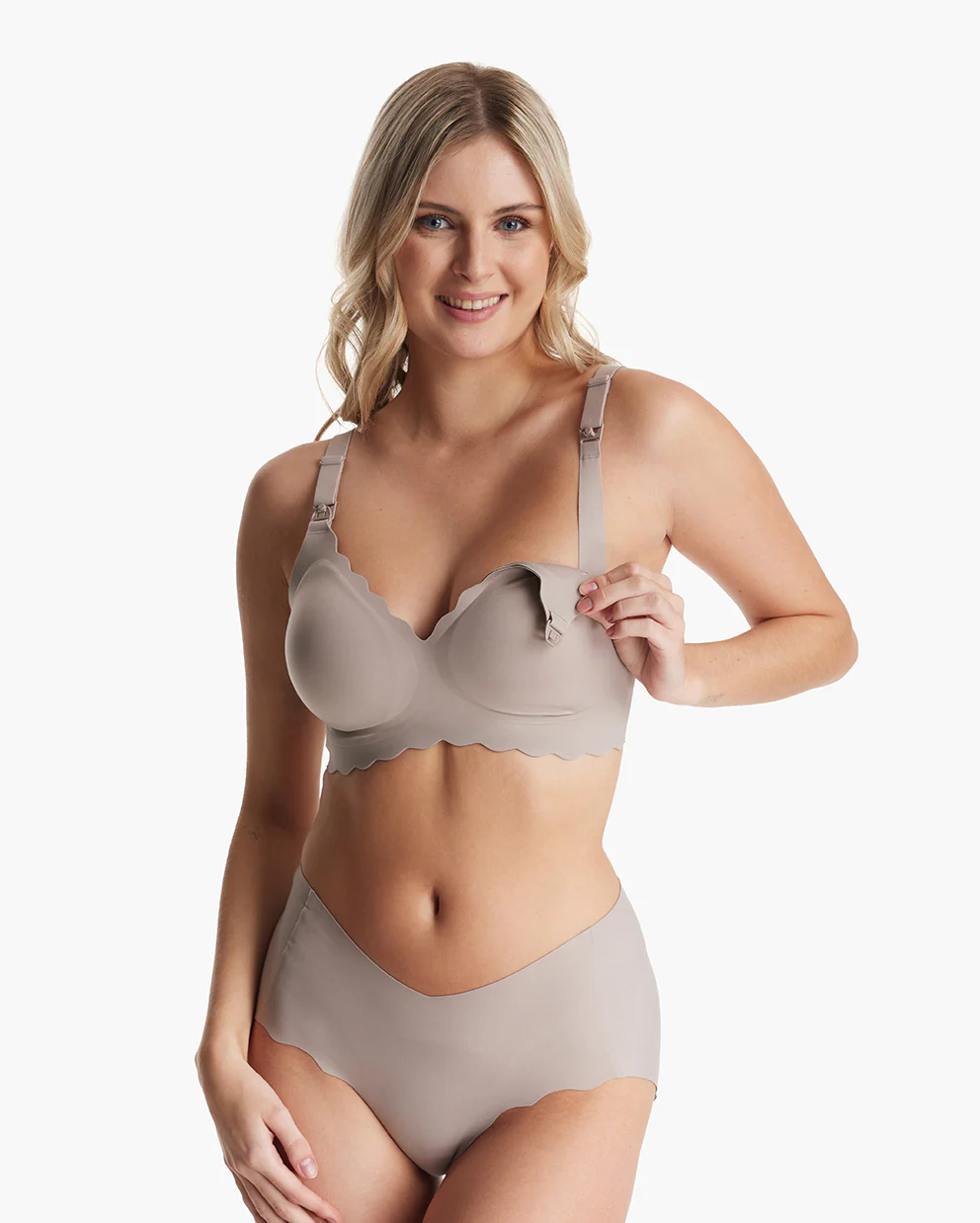 Jelly Strip Seamless Nursing Bra YN46 - Image 16