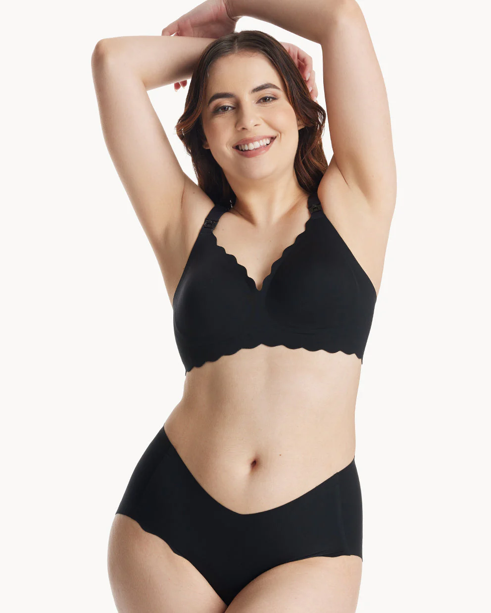 Jelly Strip - Seamless Floral Push up Nursing Bra -YN46 1.0 - Image 12